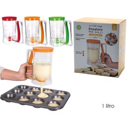 Δοχείο ελεγχόμενης ροής πλαστικό για γλυκά 1L