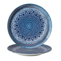 Πιάτο ρηχό πορσελάνης 27εκ. EO Blue Voyage