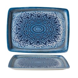 Πιατέλα πορσελάνης 29x17εκ. Orlando Blue Voyage