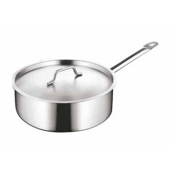 Γαλατιέρα ρηχή ανοξείδωτη 201 0.8mm 22x7,5εκ. 2.8L