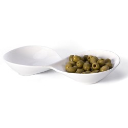 Μπωλ πορσελάνης 2 θέσεων 26x14,5x4εκ.