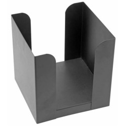 Χαρτοπετσετοθήκη inox μαύρη 17,3x18εκ.