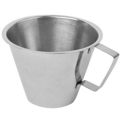 Συλλέκτης καφέ ανοξείδωτο-μεζούρα 250ml 10x7,5εκ.