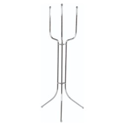 Βάση σαμπανιέρας επιδαπέδια τρίποδη ανοξείδωτη Υ74εκ.