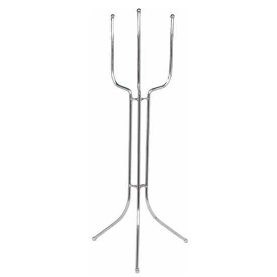 Βάση σαμπανιέρας επιδαπέδια τρίποδη ανοξείδωτη Υ74εκ.