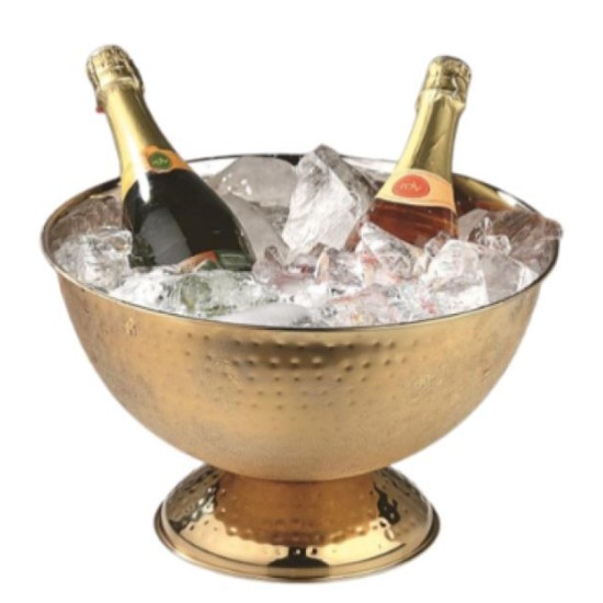 Ποντσιέρα σφυρίλατη αντικέ χρυσή 34x21εκ.