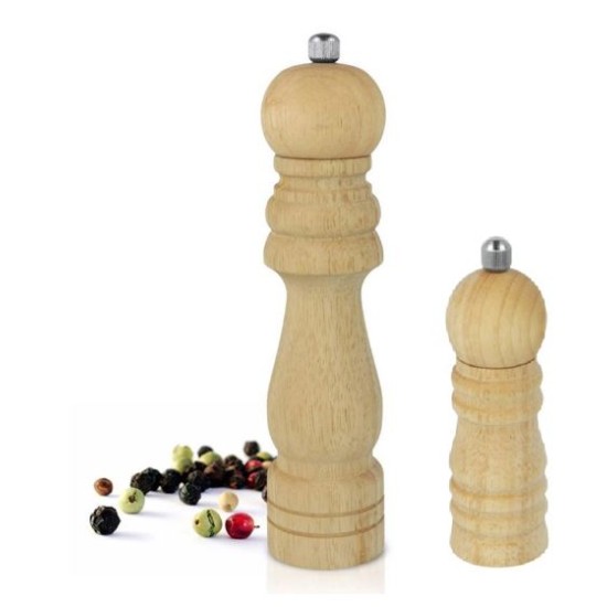 Μύλος πιπεριού ξύλινος με κεραμικό μύλο 37εκ.