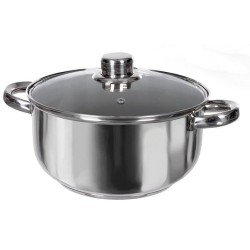 Χύτρα ηλεκτρική ανοξείδωτη με πυρίμαχο καπάκι 16εκ.