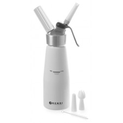 Σιφόν σαντιγύς αλουμινίου λευκό 500ml Kitchen Line