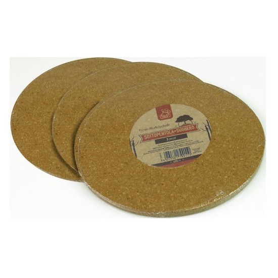 Σετ 3 σουπλά φελλό 20εκ.