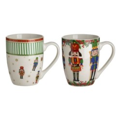 Σετ 6 κύπελα πορσελάνης 2 σχέδια 300cc