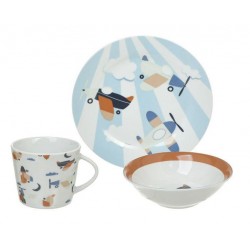 Σετ μπεμπέ 3 τεμαχίων πορσελάνης 