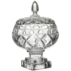 Φοντανιέρα με πόδι γυάλινη 18x24εκ.