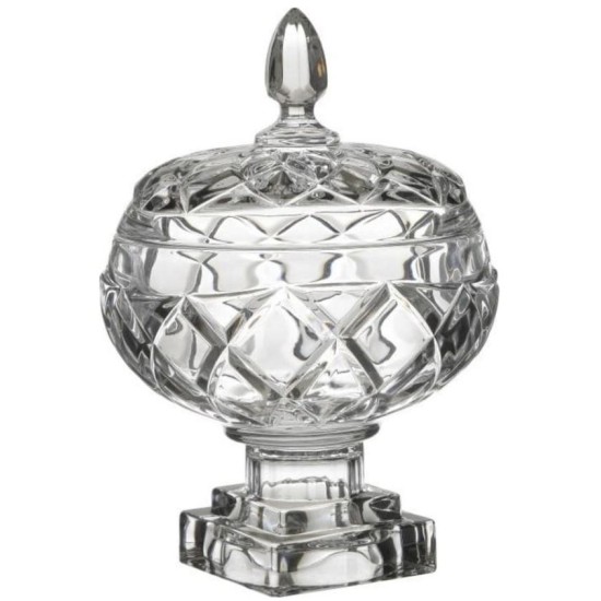 Φοντανιέρα με πόδι γυάλινη 18x24εκ.