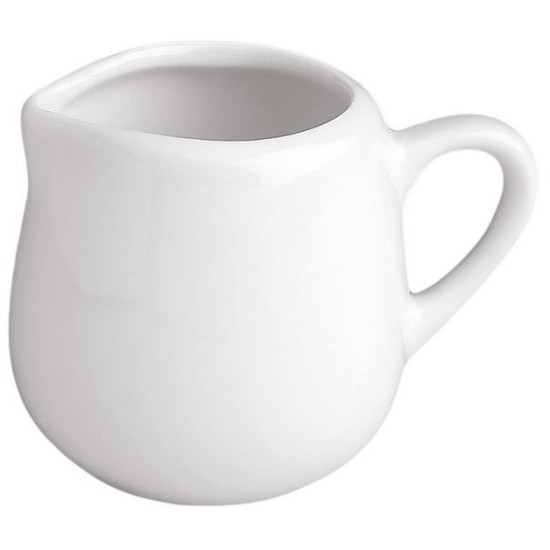 Γαλατιέρα πορσελάνης λευκή 4,5x6,5x4,9εκ. 50ml