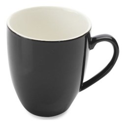 Κύπελο stoneware μαύρο-άσπρο 8x10εκ. 350ml