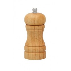 Μύλος πιπεριού ξύλινος με κεραμικό μύλο 10εκ.