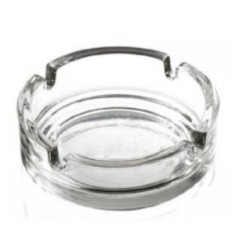 Σταχτοδοχείο γυάλινο στρόγγυλο 10,5x3,5εκ.