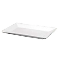 Πιατέλα πορσελάνινη ορθογώνια λευκή 24x13,5εκ.