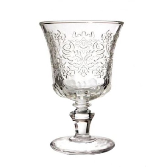 Ποτήρι νερού κολωνάτο με ανάγλυφο 260ml Amboise