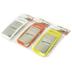 Τρίφτης πλακέ inox πλαστικός χρωματιστός 19x8εκ.