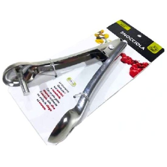 Βυσσινοκαθαριστής ανοξείδωτος 13εκ.