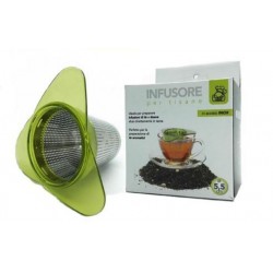 Φίλτρο καφέ-τσαγιού πλαστικό με ανοξείδωτη σίτα 5,5/8εκ.