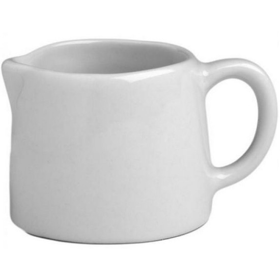 Γαλατιέρα πορσελάνης λευκή 4,8x7x4εκ. 40ml