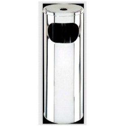 Σταχτοδοχείο δαπέδου ανοξείδωτο με κάδο απορριμμάτων 12L 59x20,5εκ.