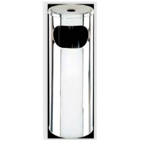 Σταχτοδοχείο δαπέδου ανοξείδωτο με κάδο απορριμμάτων 12L 59x20,5εκ.