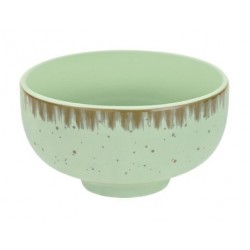 Μπωλ πορσελάνης με πατούρα 8,5x4,8εκ. Pistachio