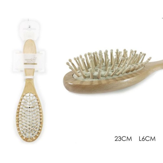 Βούρτσα μαλλιών ξύλινη 23εκ.
