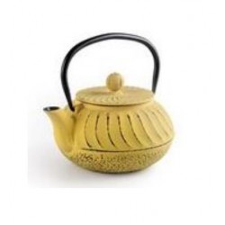 Τσαγιέρα μαντεμένια κίτρινη 700ml Luang