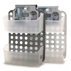 Θήκη μπάνιου κρεμαστή πλαστική 25x9x35,5εκ.