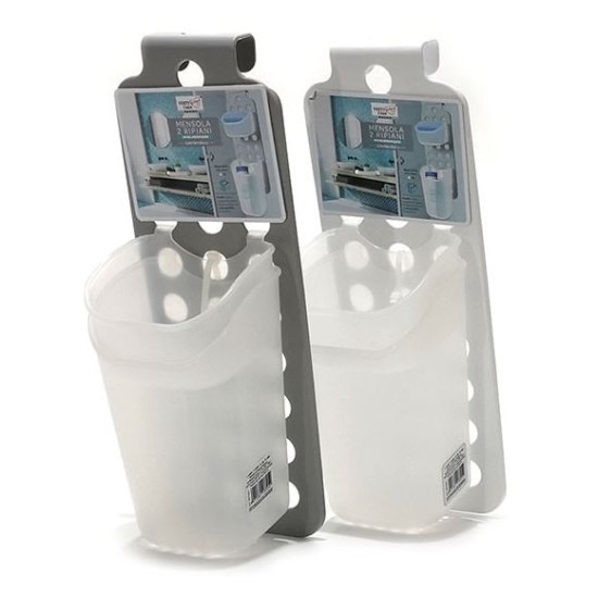 Θήκη μπάνιου κρεμαστή πλαστική 11,8x10x32,5εκ.