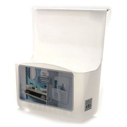 Θήκη μπάνιου κρεμαστή πλαστική 24,3x11,1x28,4εκ.