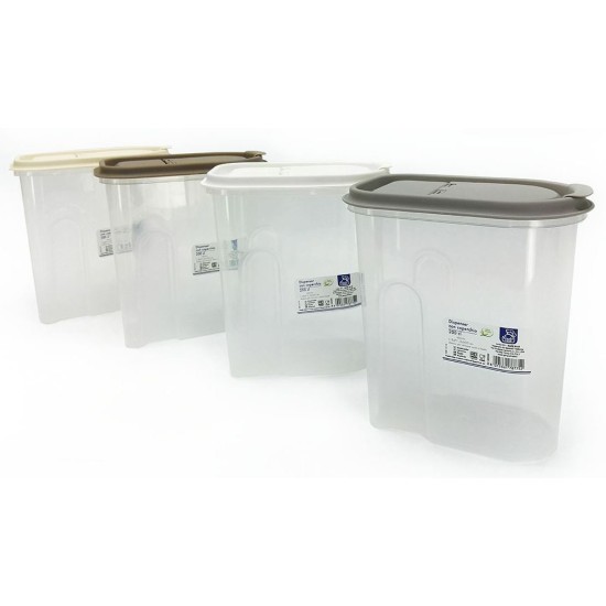 Δοχείο αποθήκευσης τροφίμων πλαστικό 2L