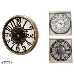 Ρολόι τοίχου πλαστικό 30εκ.