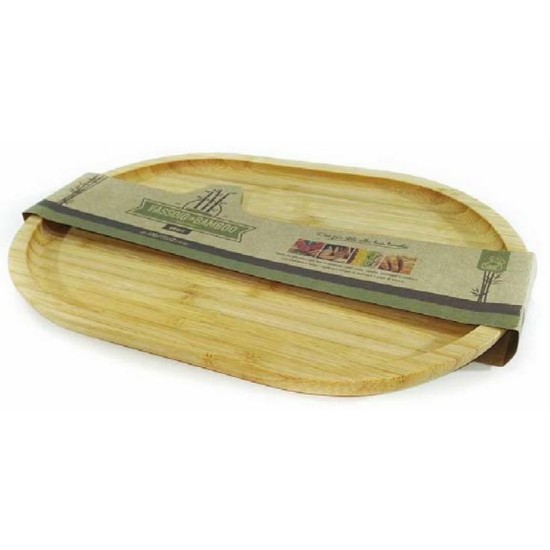 Πιατέλα μπαμπού οβάλ 30x20x2εκ.