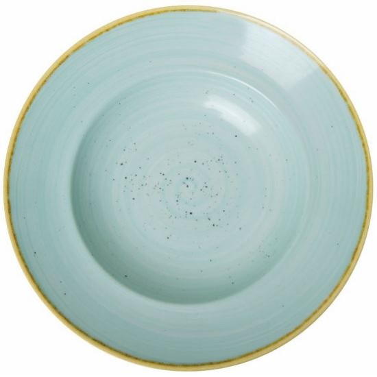 Πιάτο ζυμαρικών πορσελάνης γαλάζιο 24εκ. Ciel