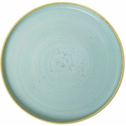 Πιάτο επίπεδο πορσελάνης γαλάζιο 27x2,5εκ. Ciel