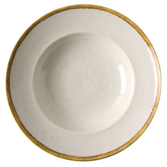 Πιάτο βαθύ πορσελάνης κρεμ 27εκ. Ivory