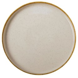 Πιάτο επίπεδο πορσελάνης κρεμ 21εκ. Ivory