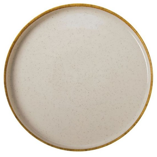 Πιάτο επίπεδο πορσελάνης κρεμ 27εκ. Ivory