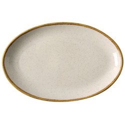 Πιατέλα πορσελάνης κρεμ 31,7x21εκ. Ivory