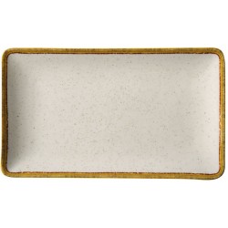 Πιατέλα πορσελάνης κρεμ 27x16εκ. Ivory