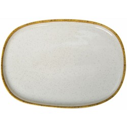 Πιατέλα επίπεδη πορσελάνης 30x22εκ. Ivory