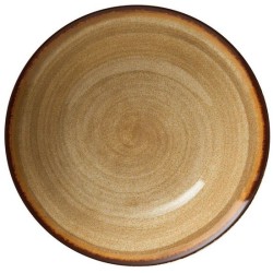 Σαλατιέρα πορσελάνης καφέ 23x6,5εκ. Sahara