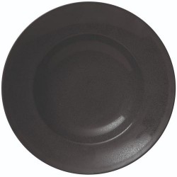 Πιάτο ζυμαρικών πορσελάνης μαύρο 24εκ. Midnight