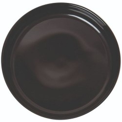 Σαλατιέρα πορσελάνης επίπεδη μαύρη 20x4εκ. Midnight